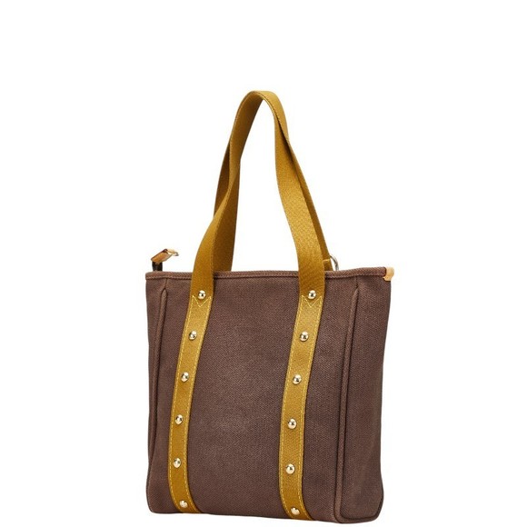 Louis Vuitton Brown Antigua MM Bag Cabas Tote Leather - Picture 1 of 8